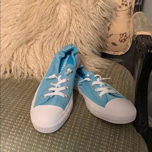 Women’s Light Blue Converse. WORN ONCE